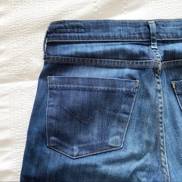 CITIZENS OF HUMANITY ELSON MEDIUM RISE STRAIGHT LEG JEANS - 27 - Picture 10 of 11